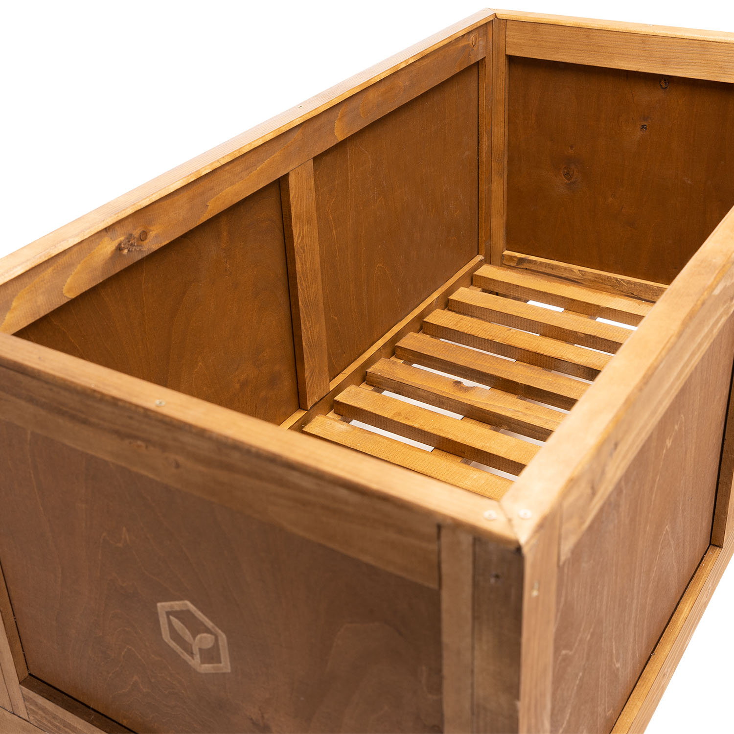 skrzynia na warzywa palisander jasny drabinka 2